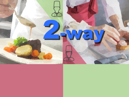 ２Way　一日で調理と製菓を体験！調理/オムライスデミグラスソース＆製菓/抹茶モンブラン