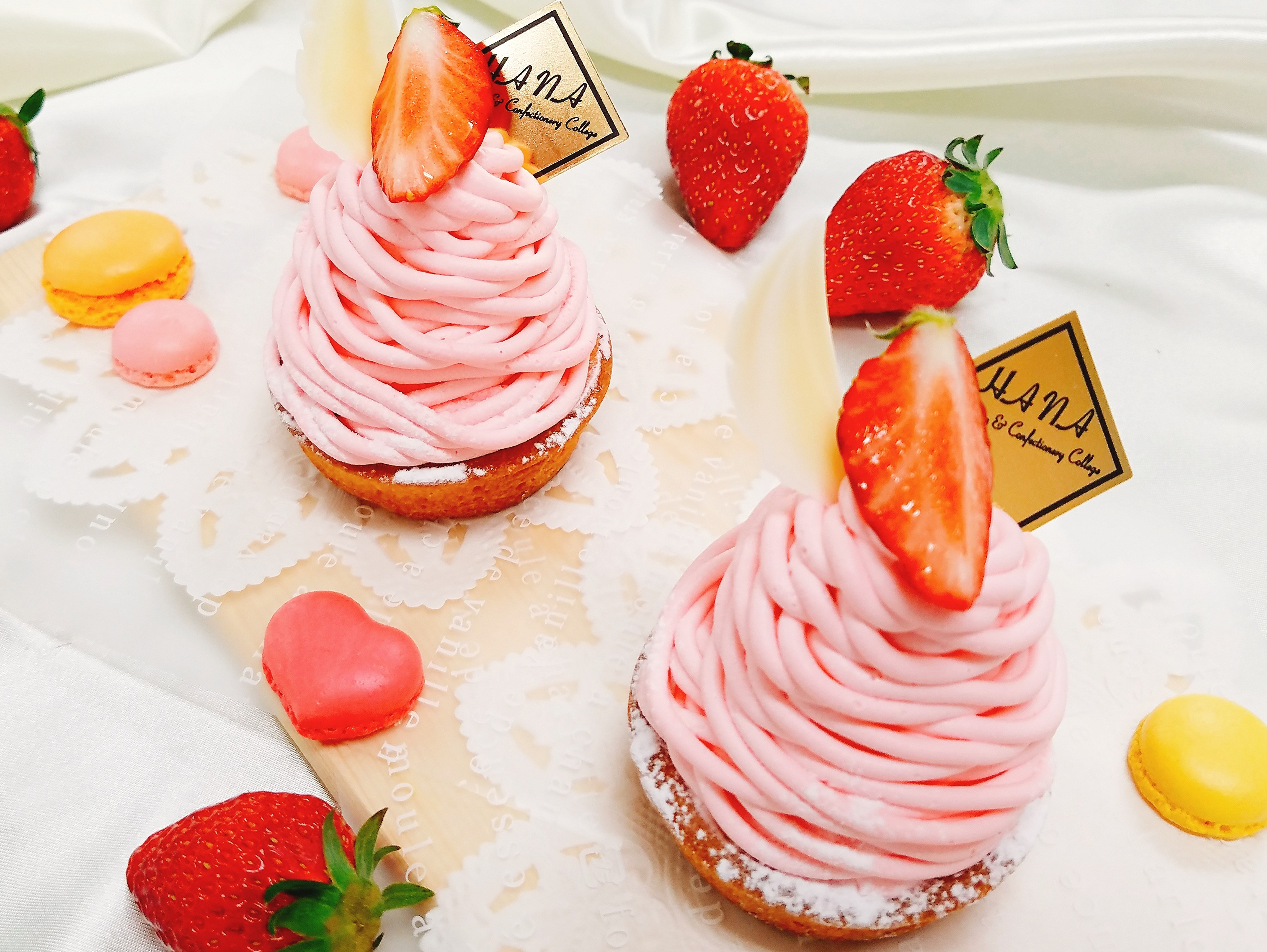 イチゴのモンブラン