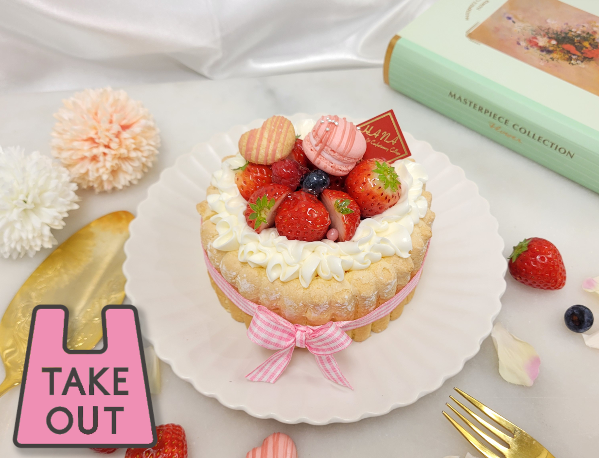 いちごのシャルロットケーキ（いちごのムース）