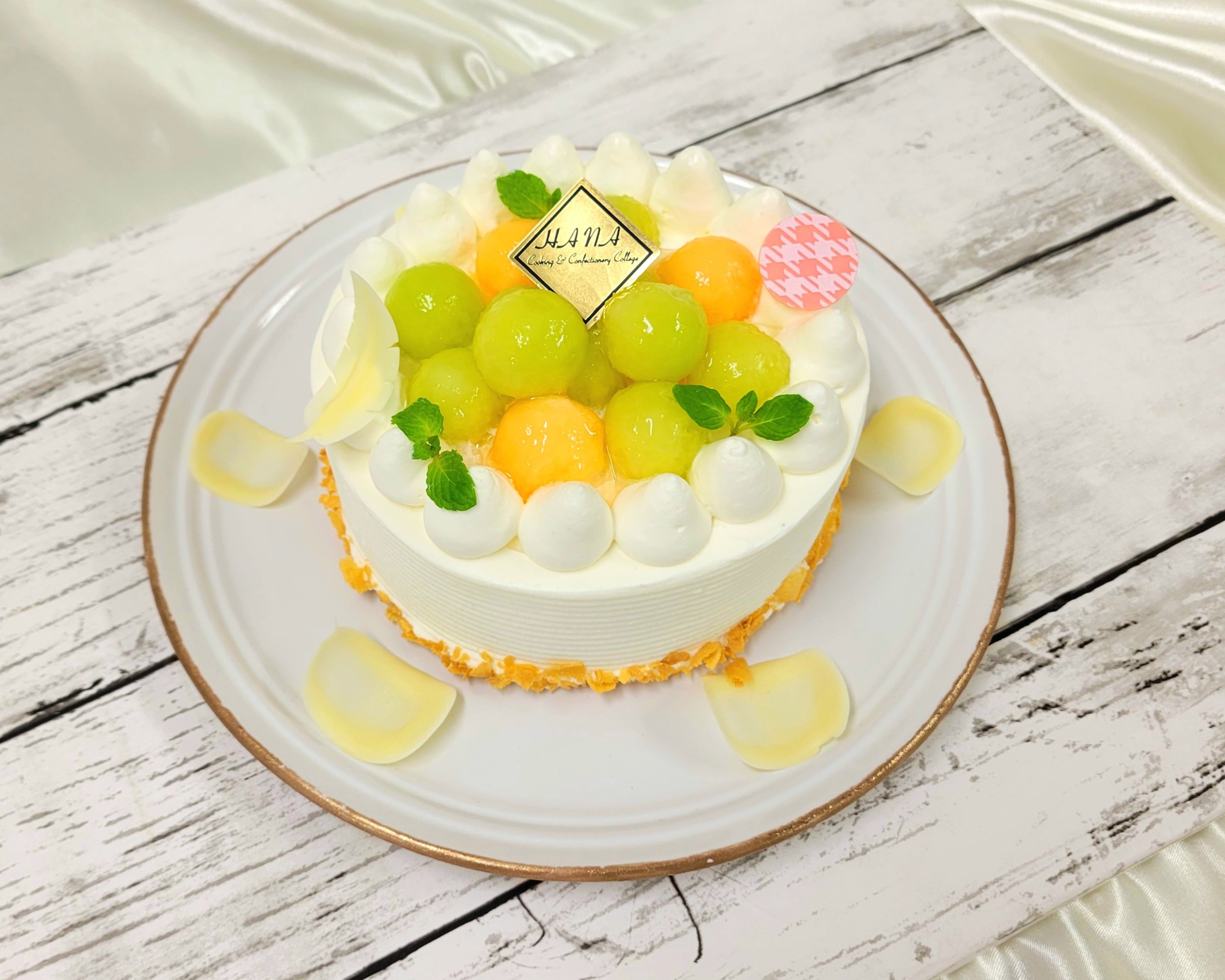 プレミアムメロンのショートケーキ