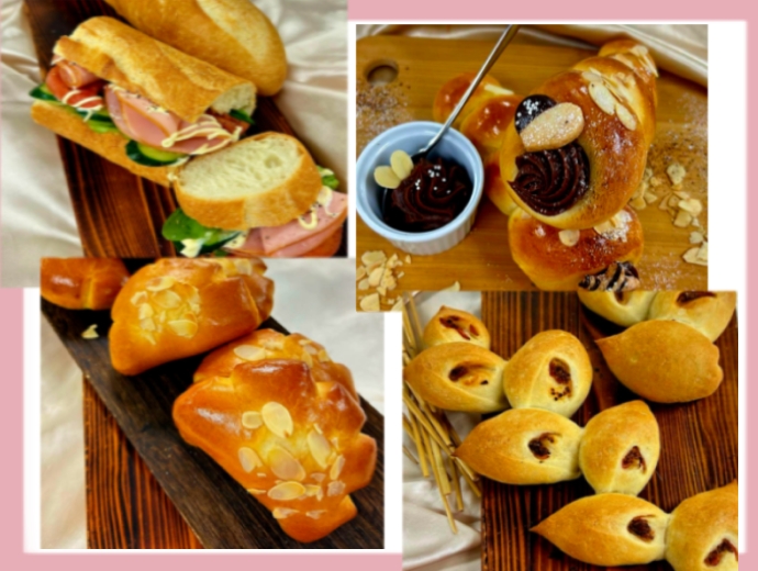 【HANAの日】４種のパンまつり(製菓)